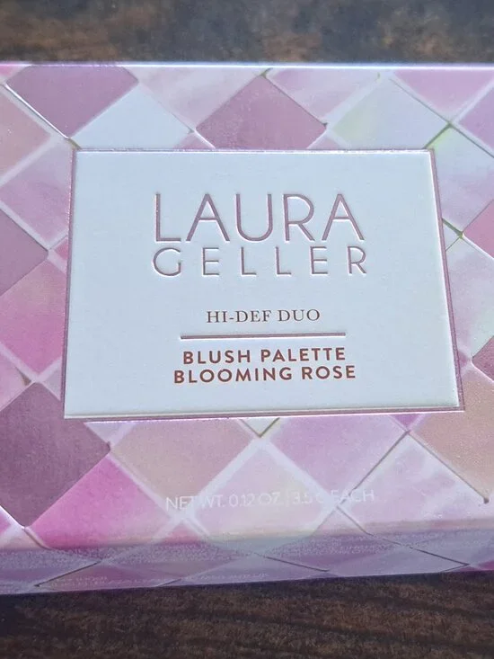 LAURA GELLER HI-DEF DUO BLUSH PALETTE BLOOMING ROSE - Picture 1 of 11